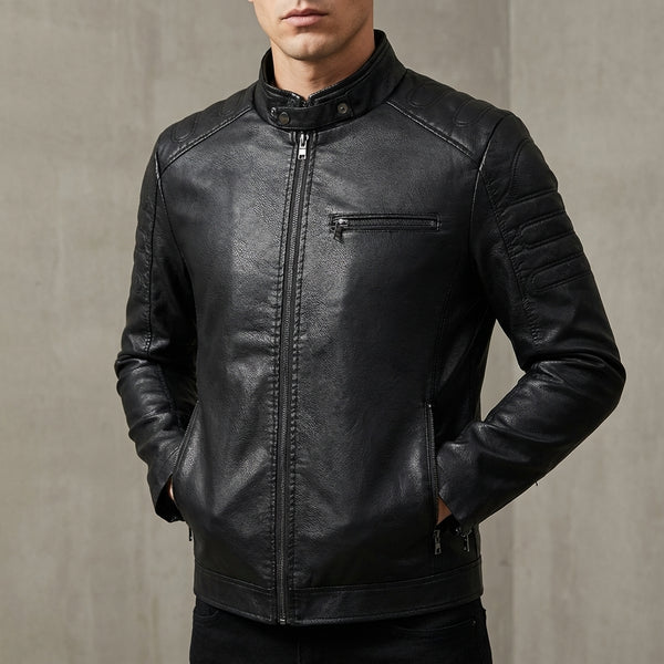 Elegant long-sleeved jacket with pocket