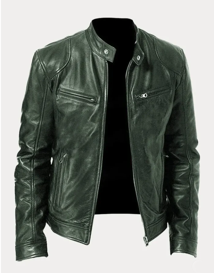Men's Casual Leather Jacket