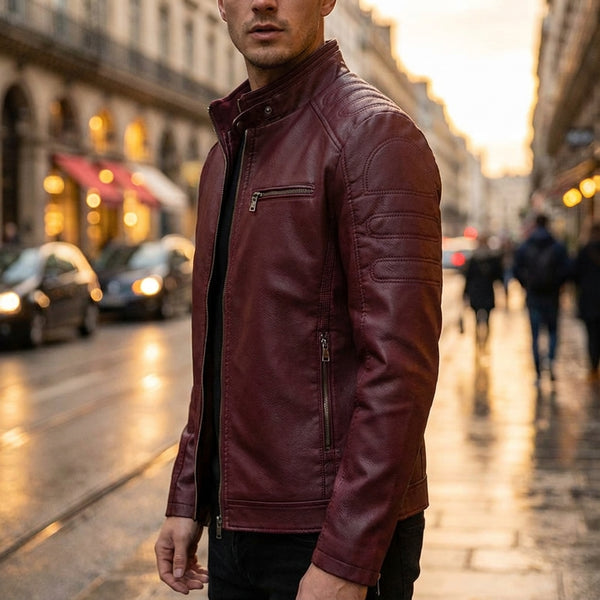 Elegant long-sleeved jacket with pocket