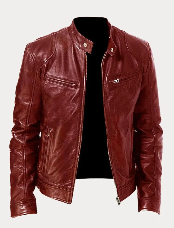 Men's Casual Leather Jacket