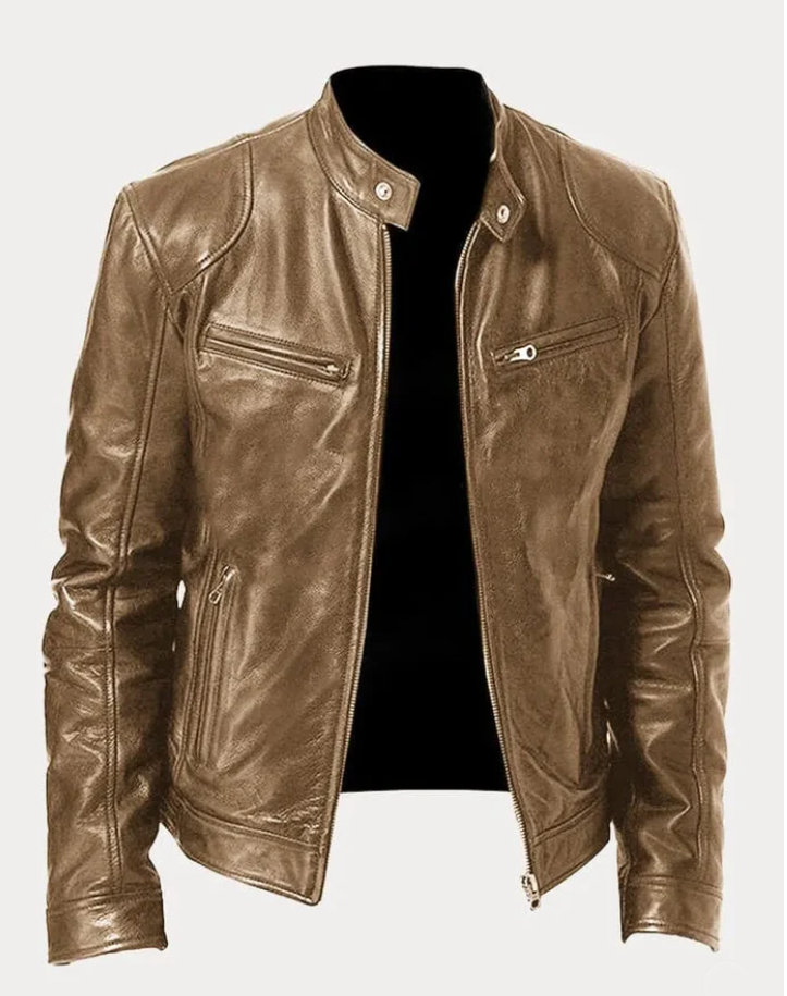 Men's Casual Leather Jacket