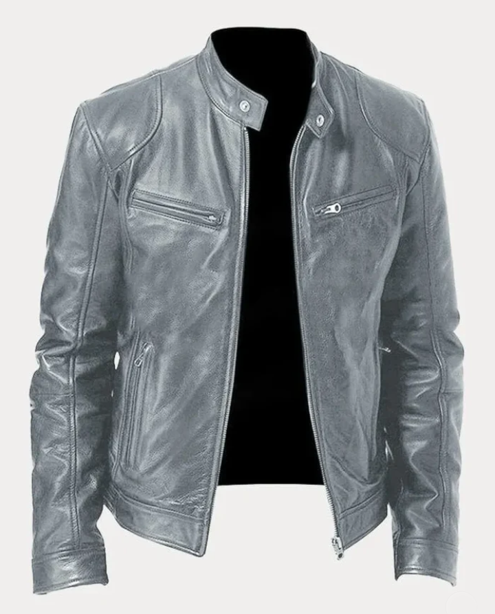 Men's Casual Leather Jacket