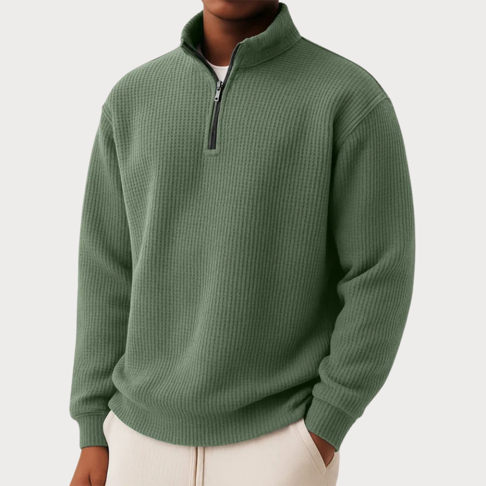 Comfort zip pullover