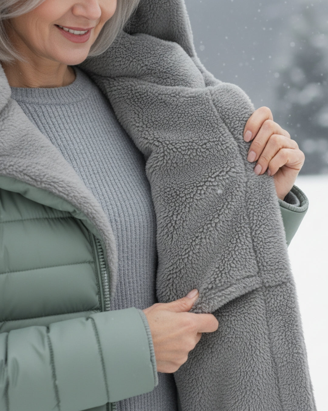 Fleece Lined Puffer Jacket