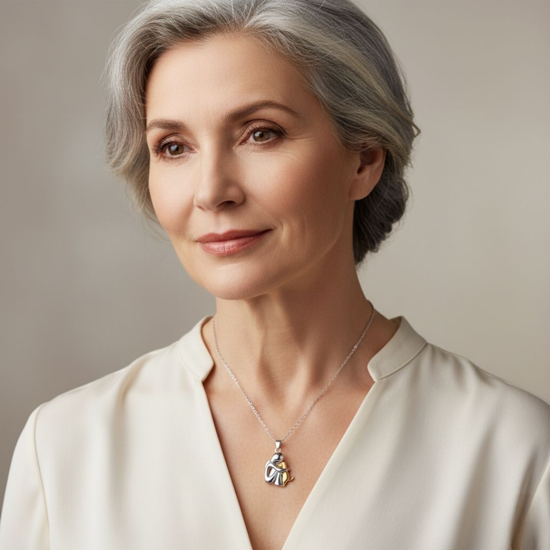 Olivia™| 925 Sterling Silver Necklace with Dog Pendant