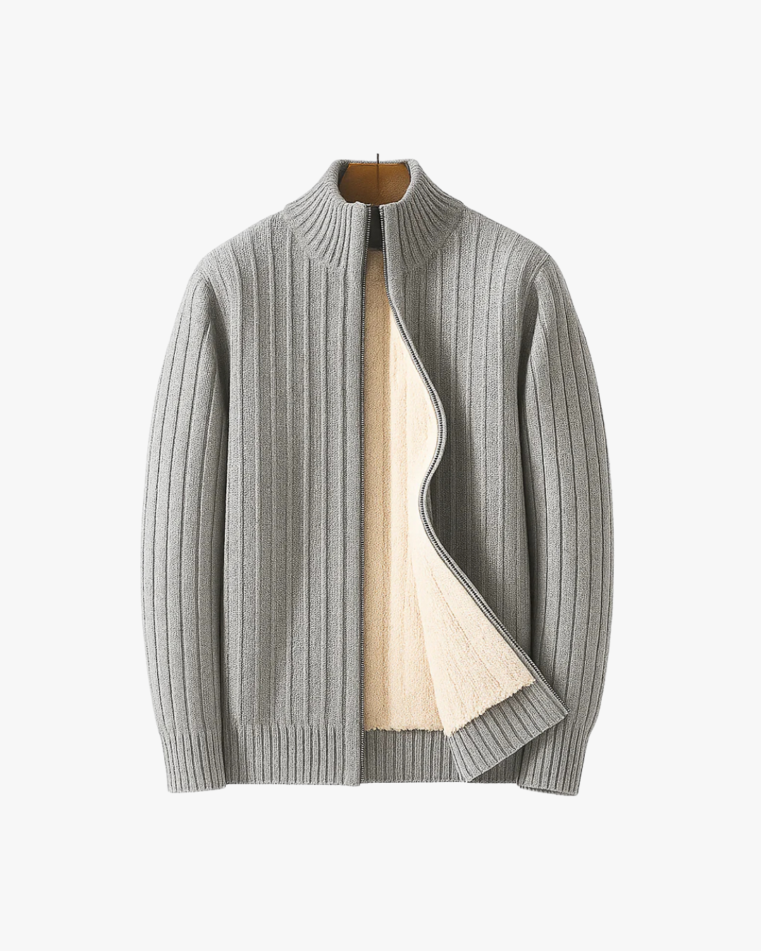 James Cashmere Zip Cardigan