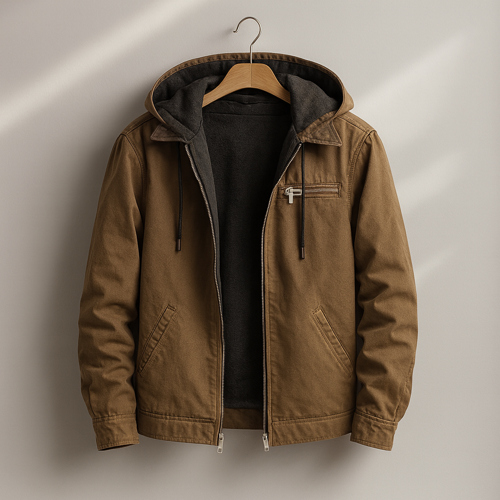 Essential Hooded Work Jacket