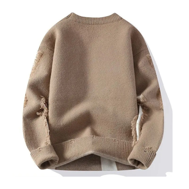 Patchwork Knitted Sweater