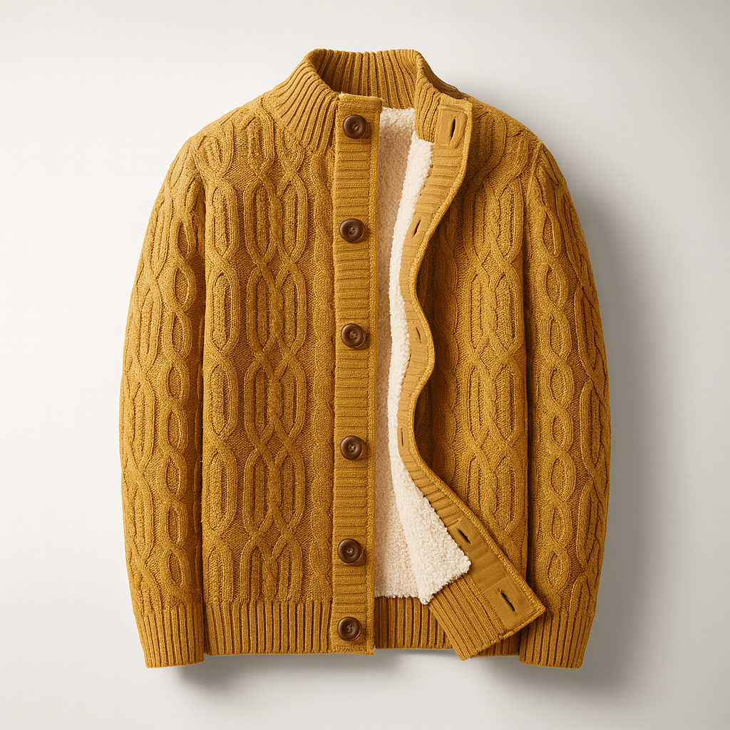 Classic comfort modern feel cardigan