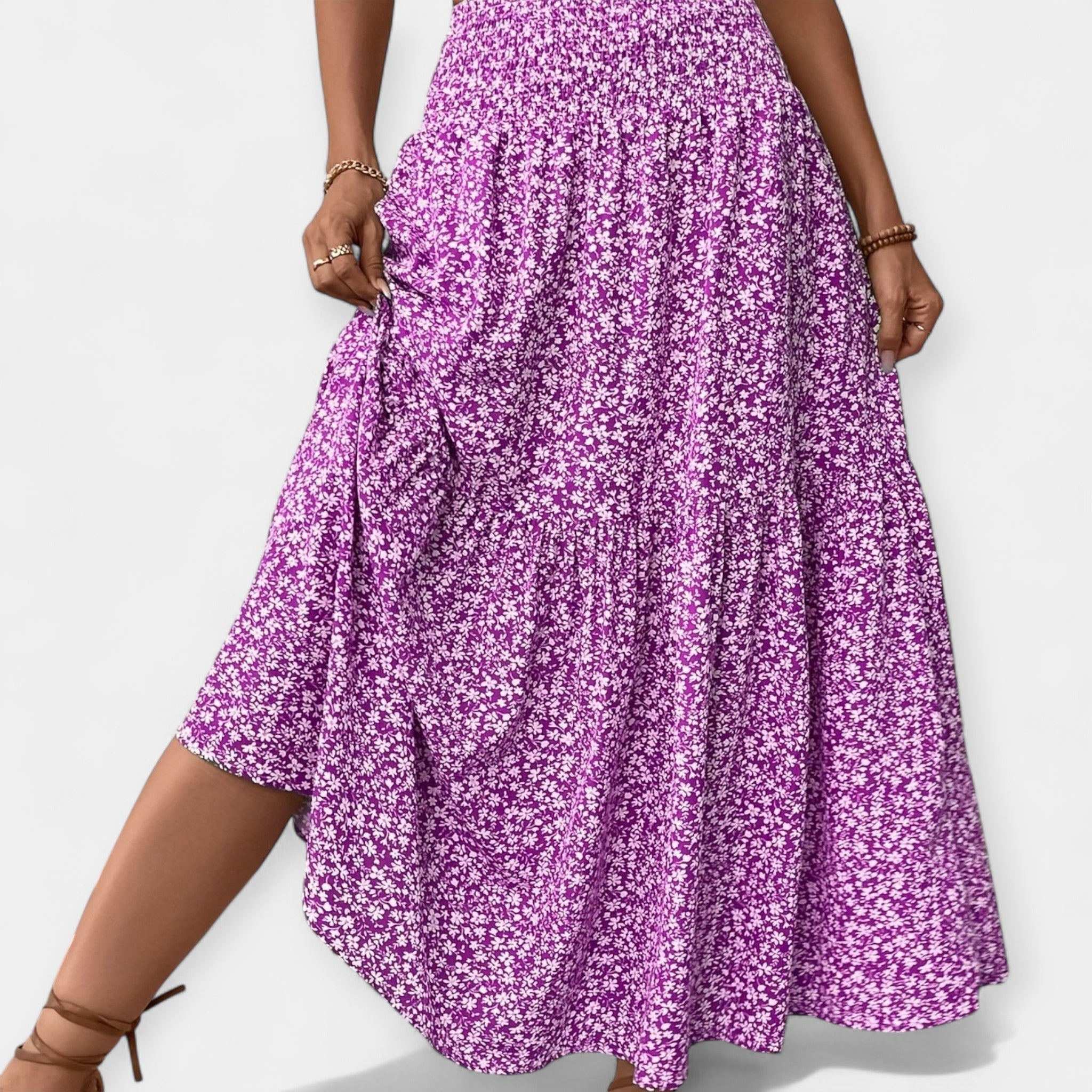 Floral Casual and Comfortable Skirt