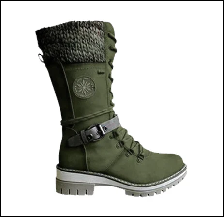 Side zipper twist boots