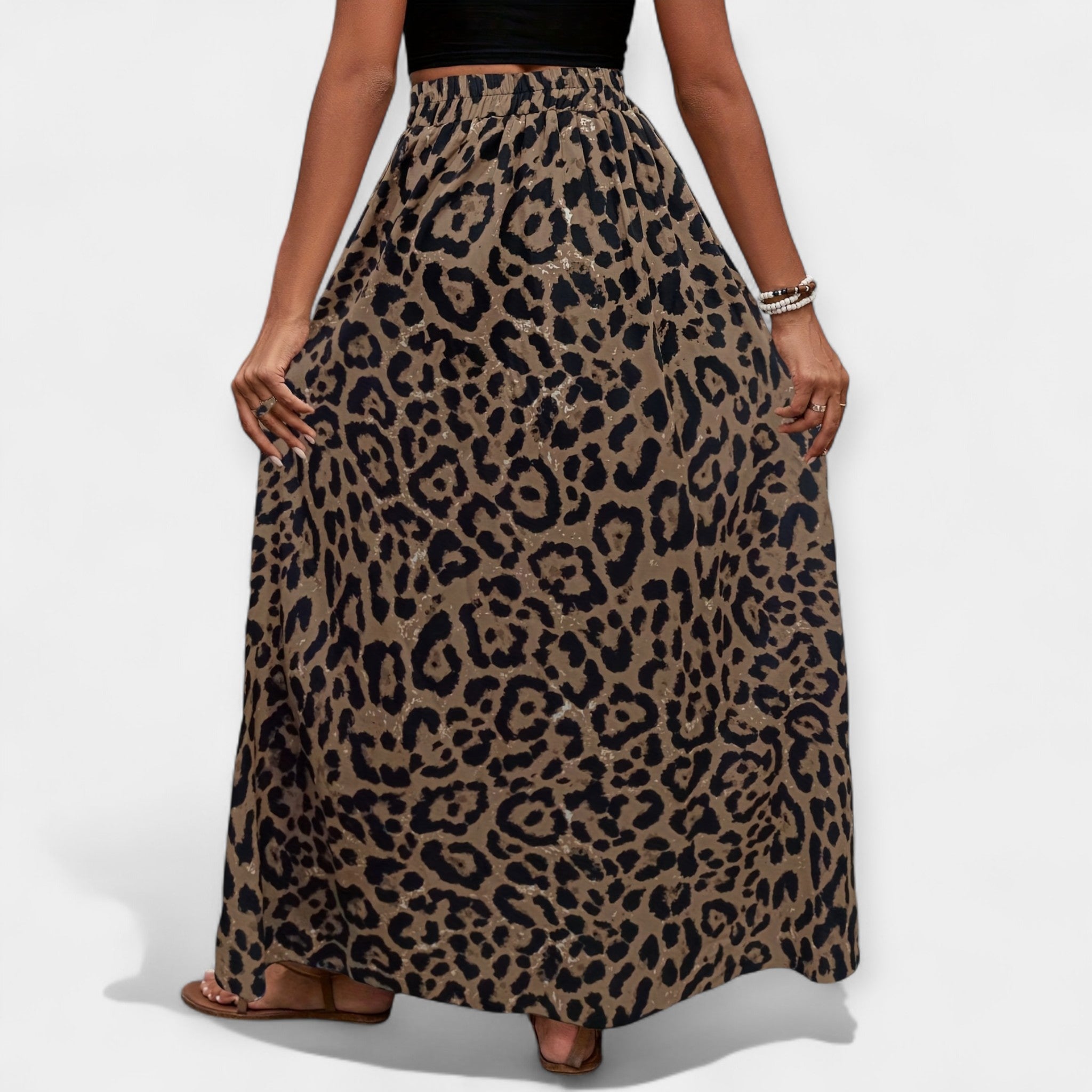 Midi Skirt Animal Print