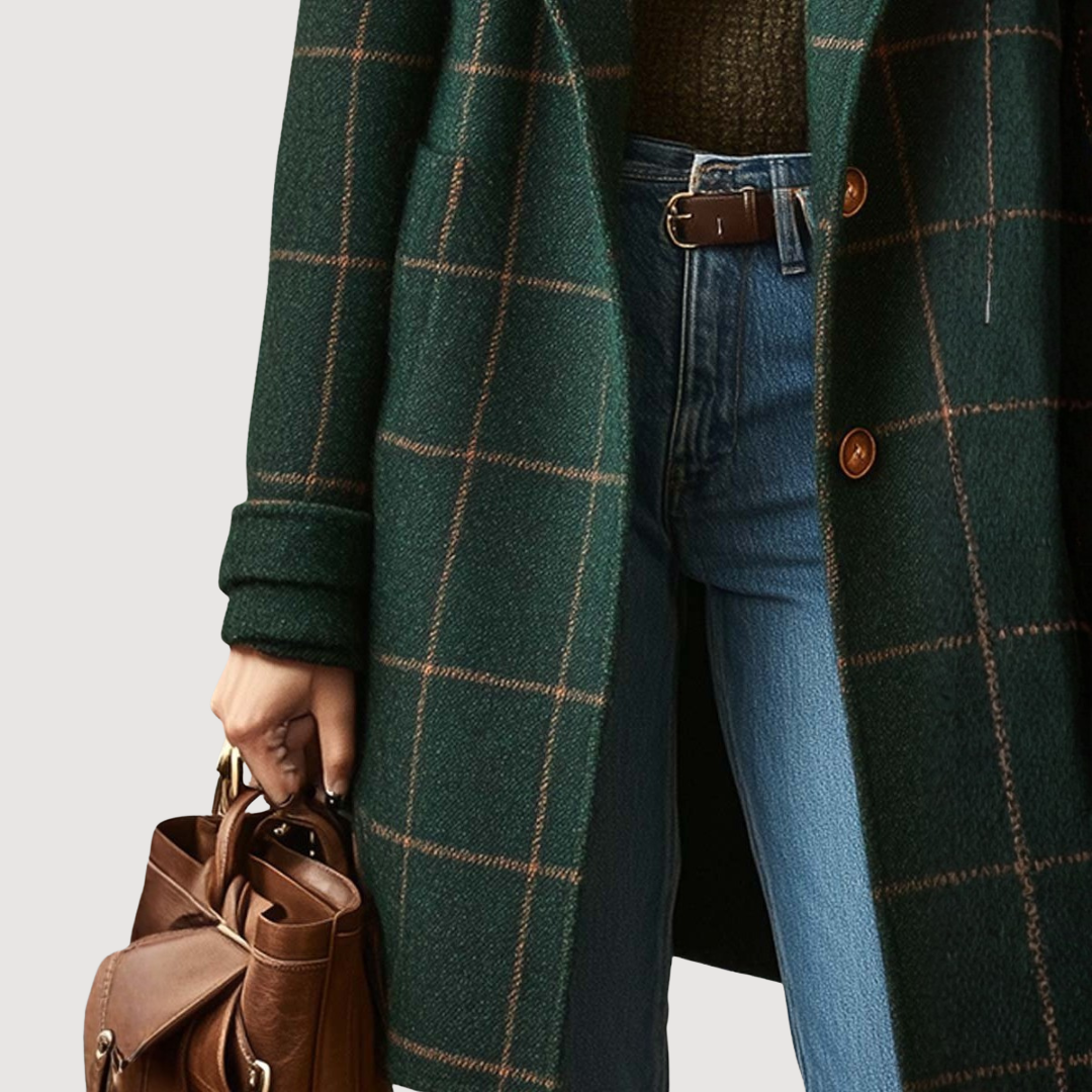 Heritage Plaid Tweed Coat