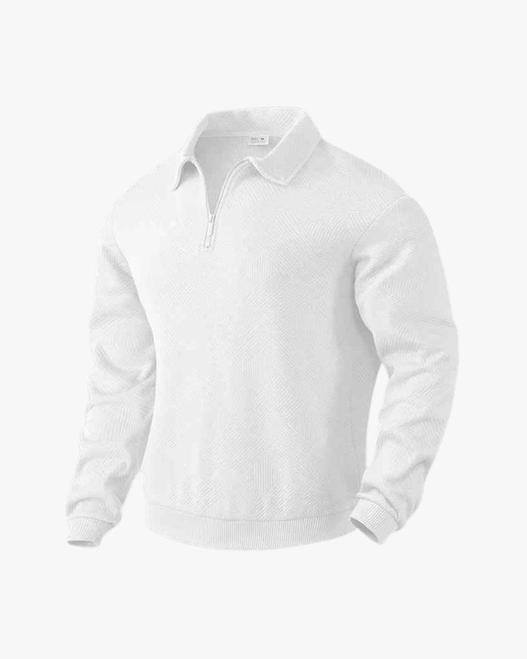 Carter Textured Half-Zip Polo Sweater