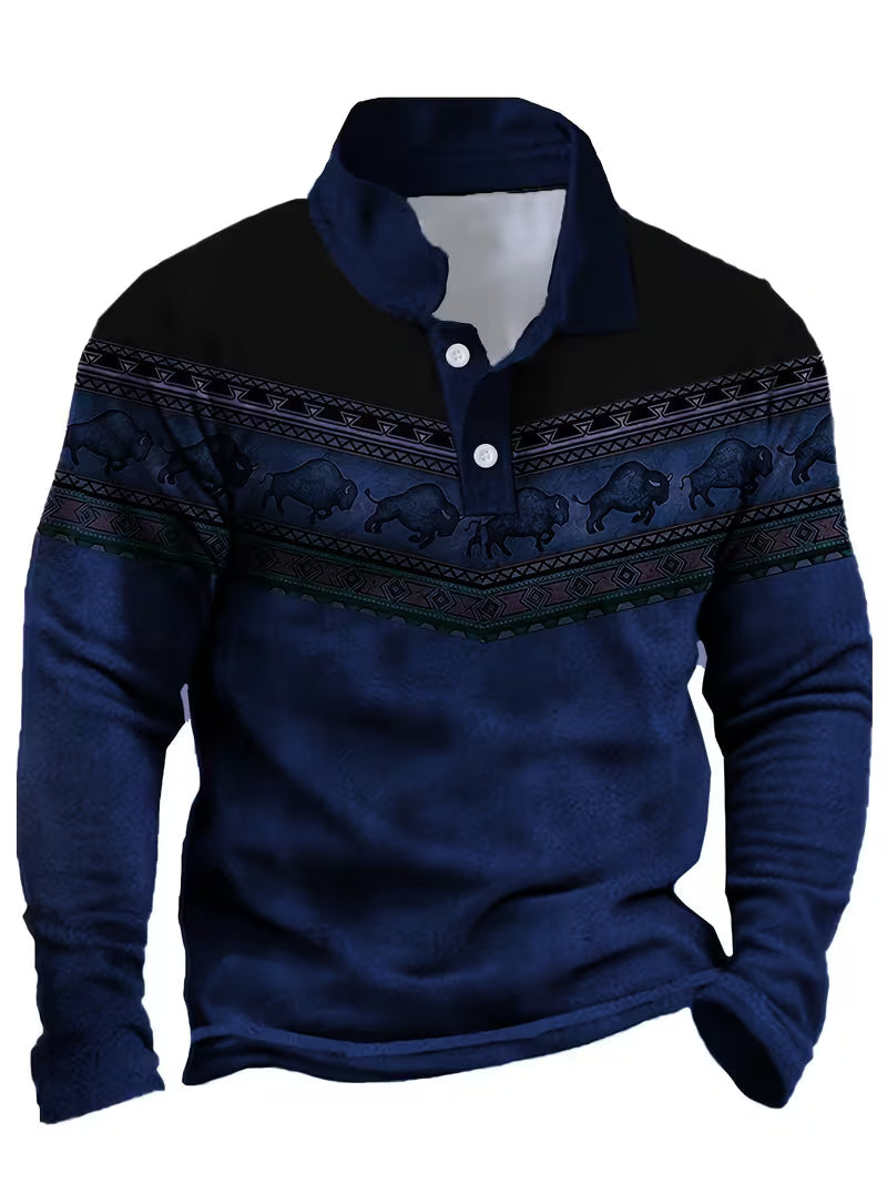 Casual Vintage Polo Shirt
