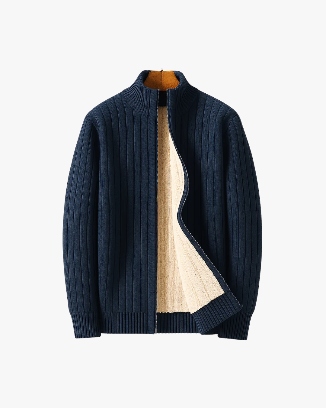 James Cashmere Zip Cardigan