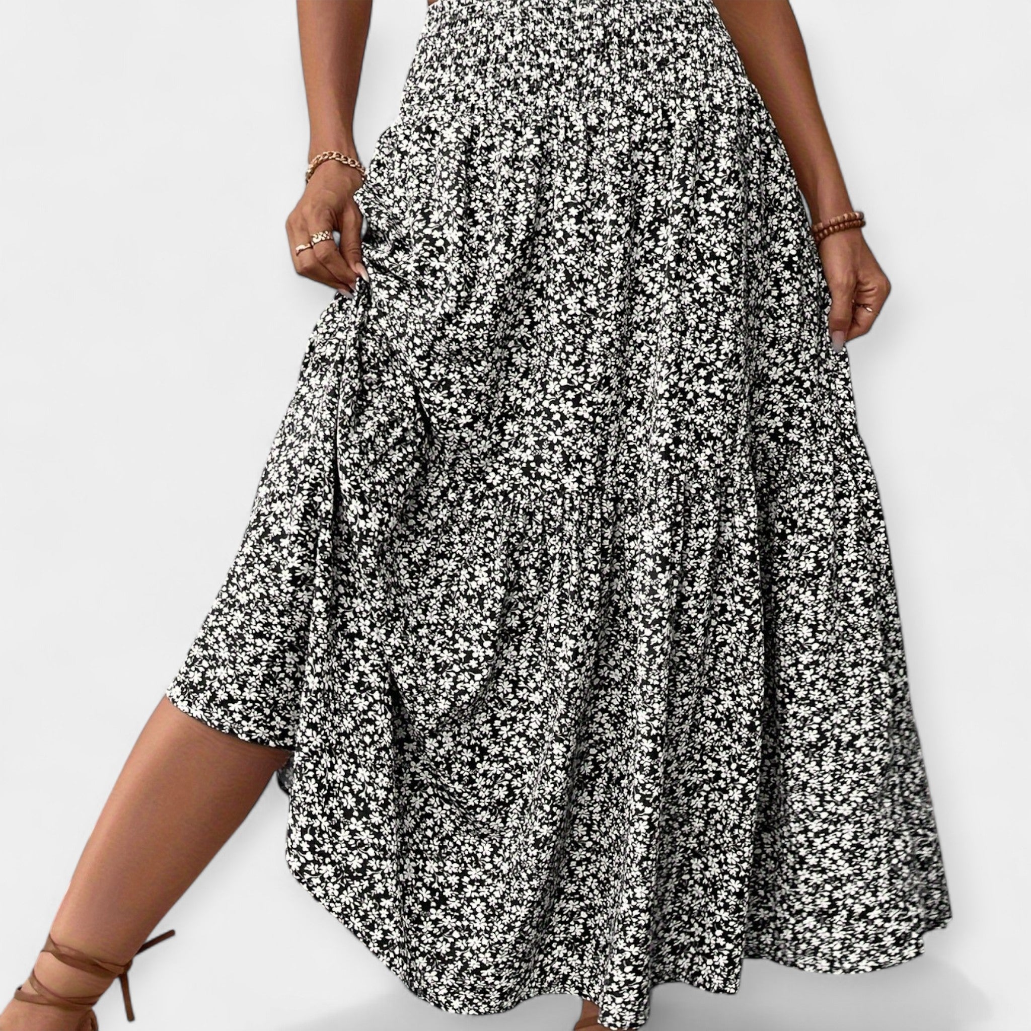 Floral Casual and Comfortable Skirt
