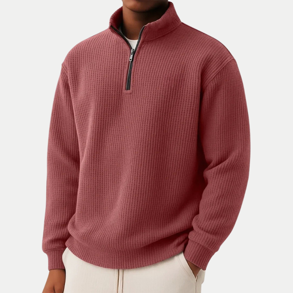 Comfort zip pullover