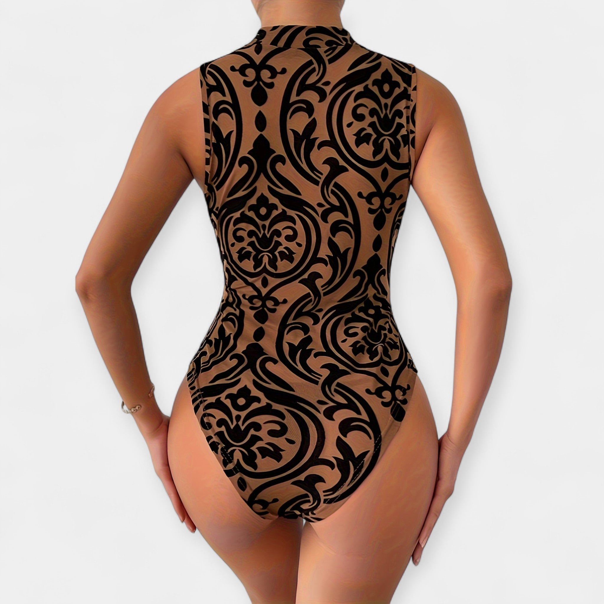 Crochet Geometric Bodysuit