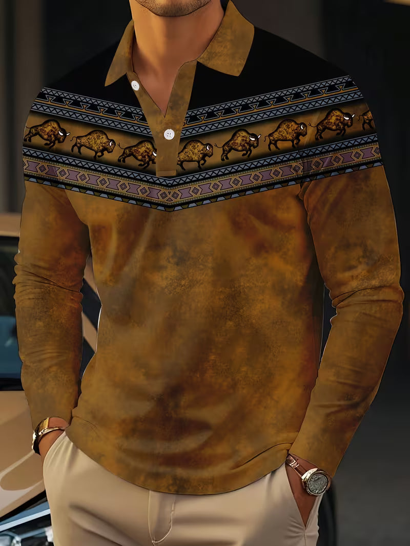 Casual Vintage Polo Shirt