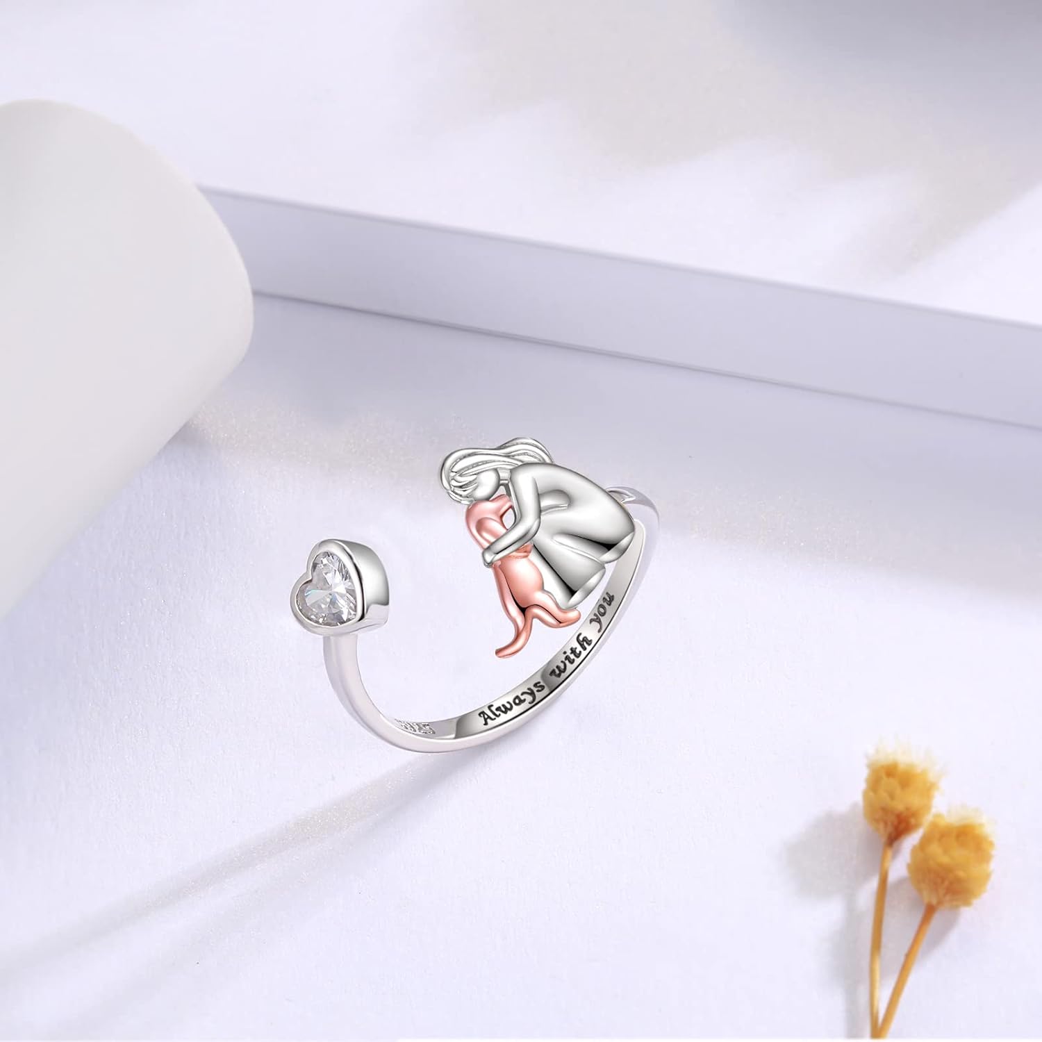 Anne™ | Ring "Girl and Dog"