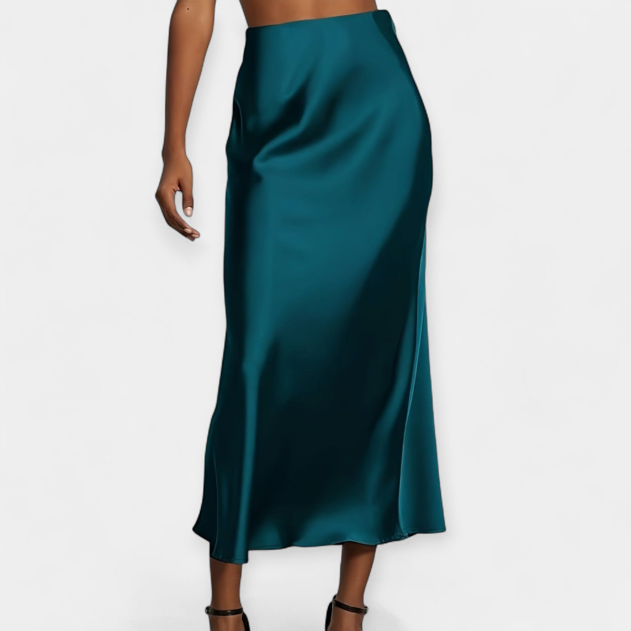 Elegant Satin Skirt