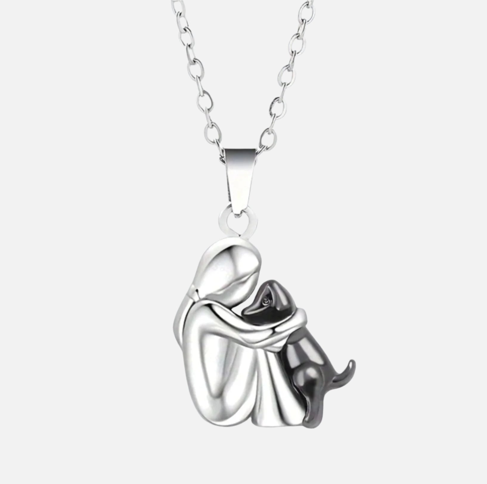 Olivia™| 925 Sterling Silver Necklace with Dog Pendant