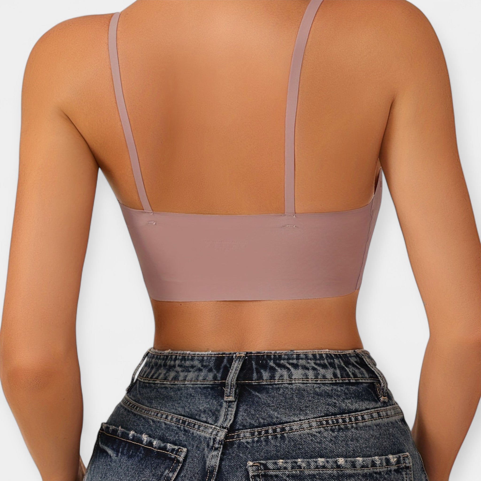 Wireless push-up bra