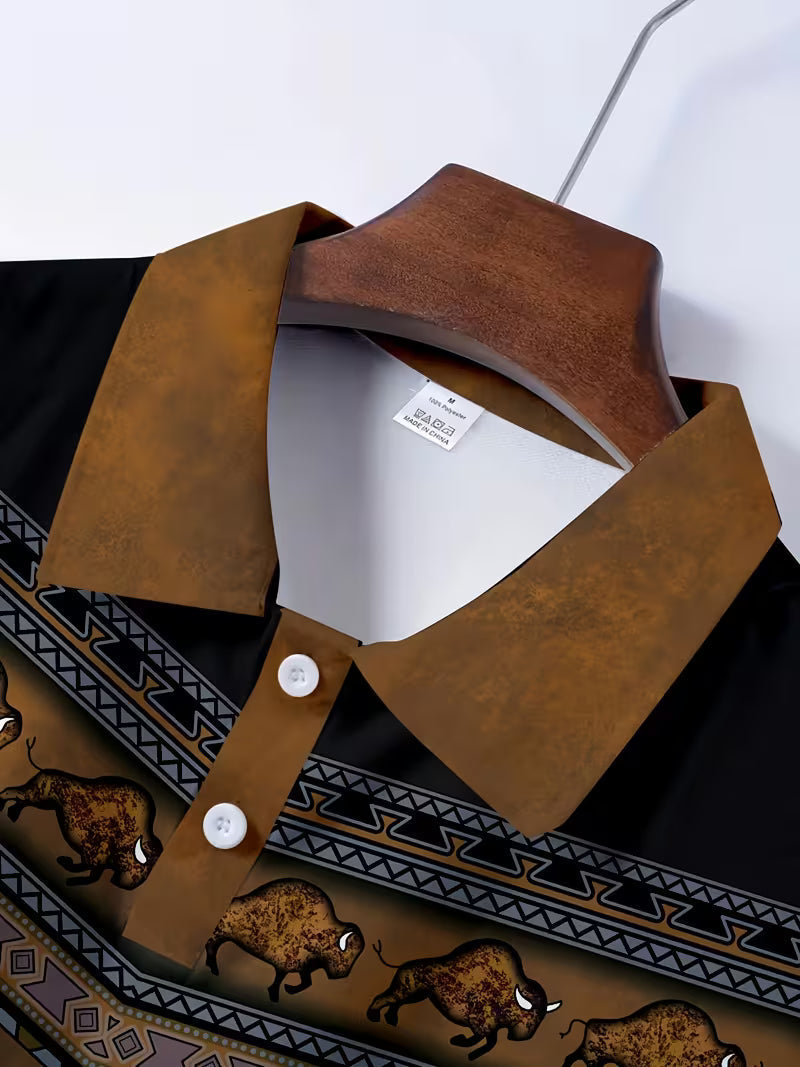 Casual Vintage Polo Shirt