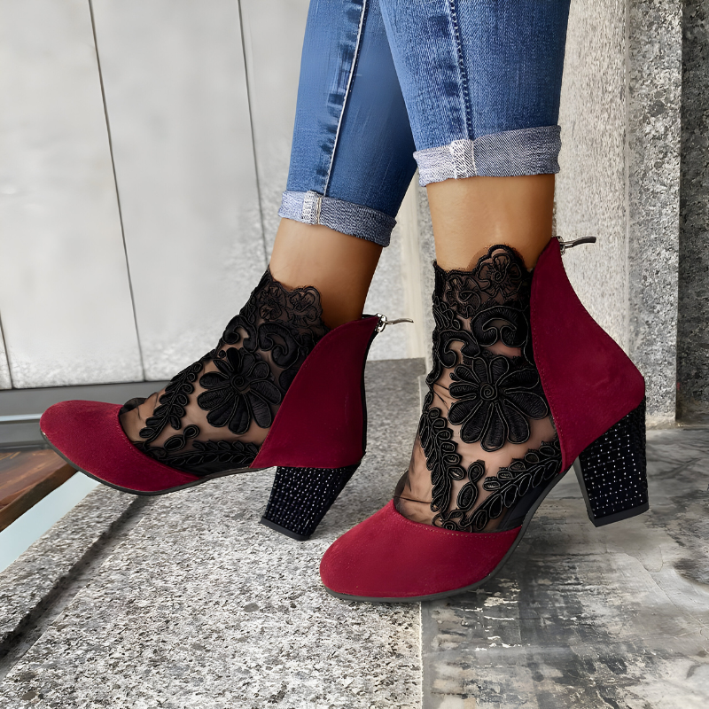 Stylish breathable orthopedic heels