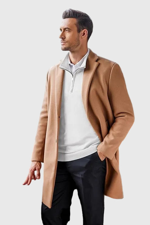 Refined Quarter Zip Sweater