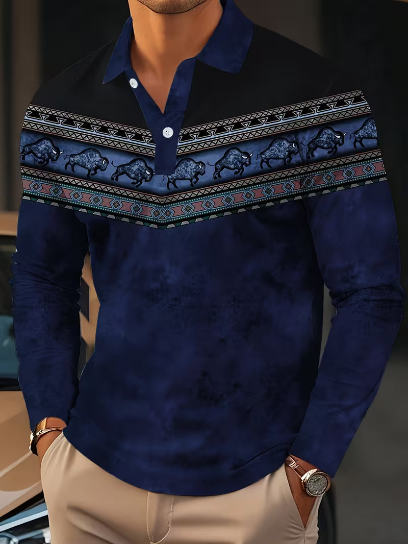 Casual Vintage Polo Shirt