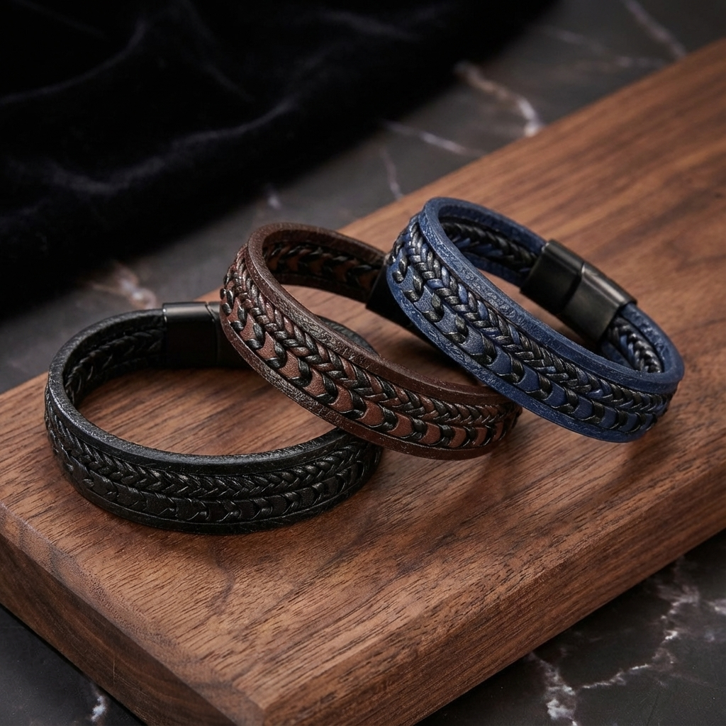 Leather Braided Viking Bracelet (1+1 Free)