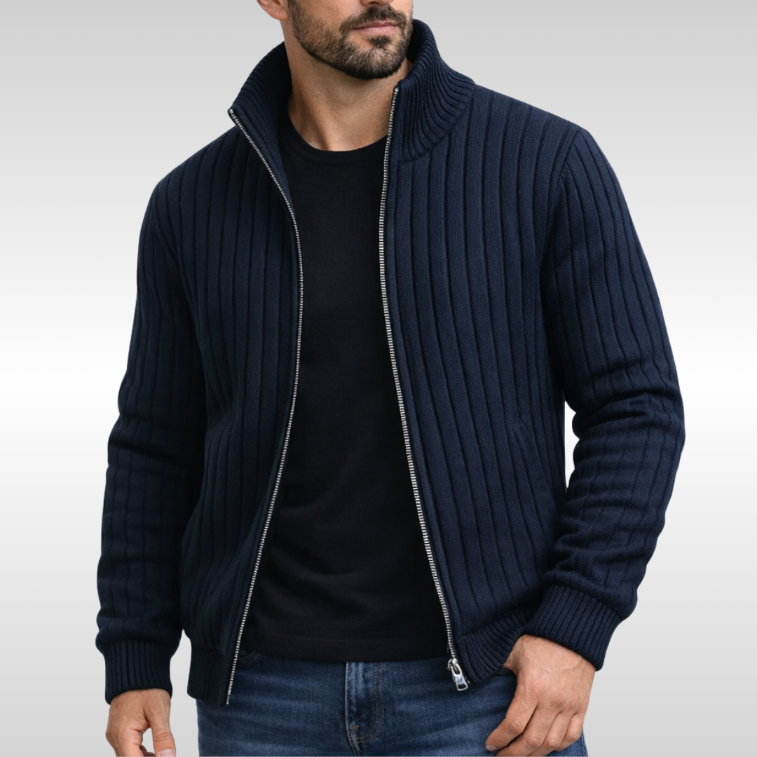 CLASSIC ELEGANT ZIP-UP VEST