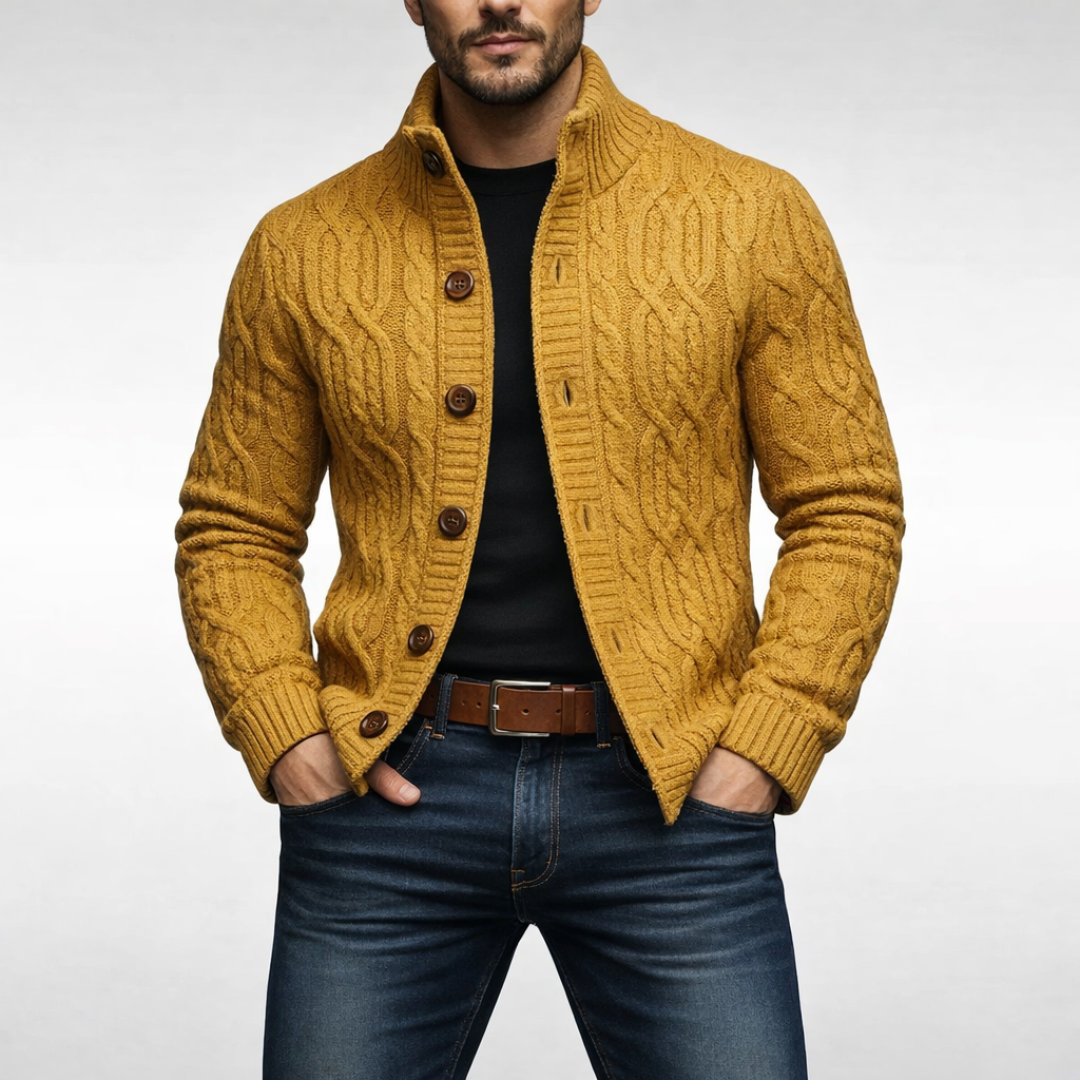 Classic comfort modern feel cardigan