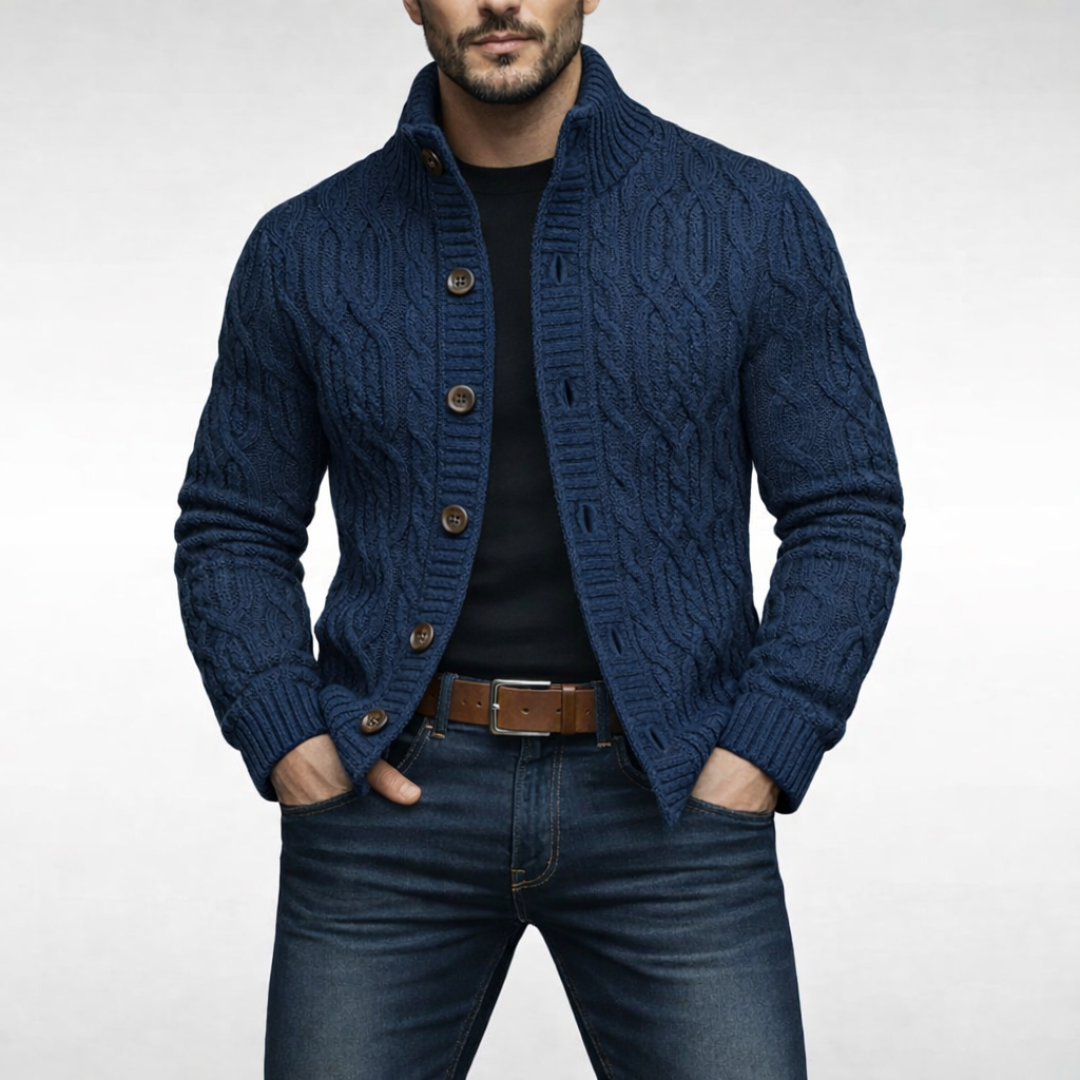 Classic comfort modern feel cardigan