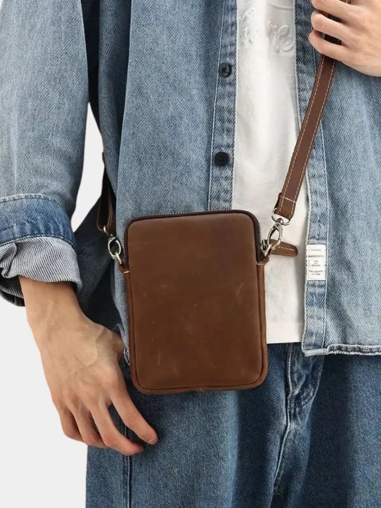 Carl™ | Minimalist Leather Shoulder Bag