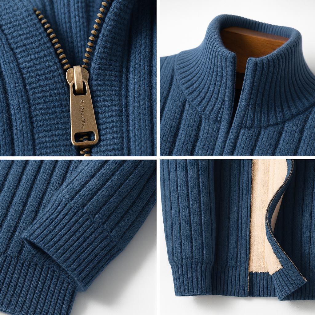 CLASSIC ELEGANT ZIP-UP VEST