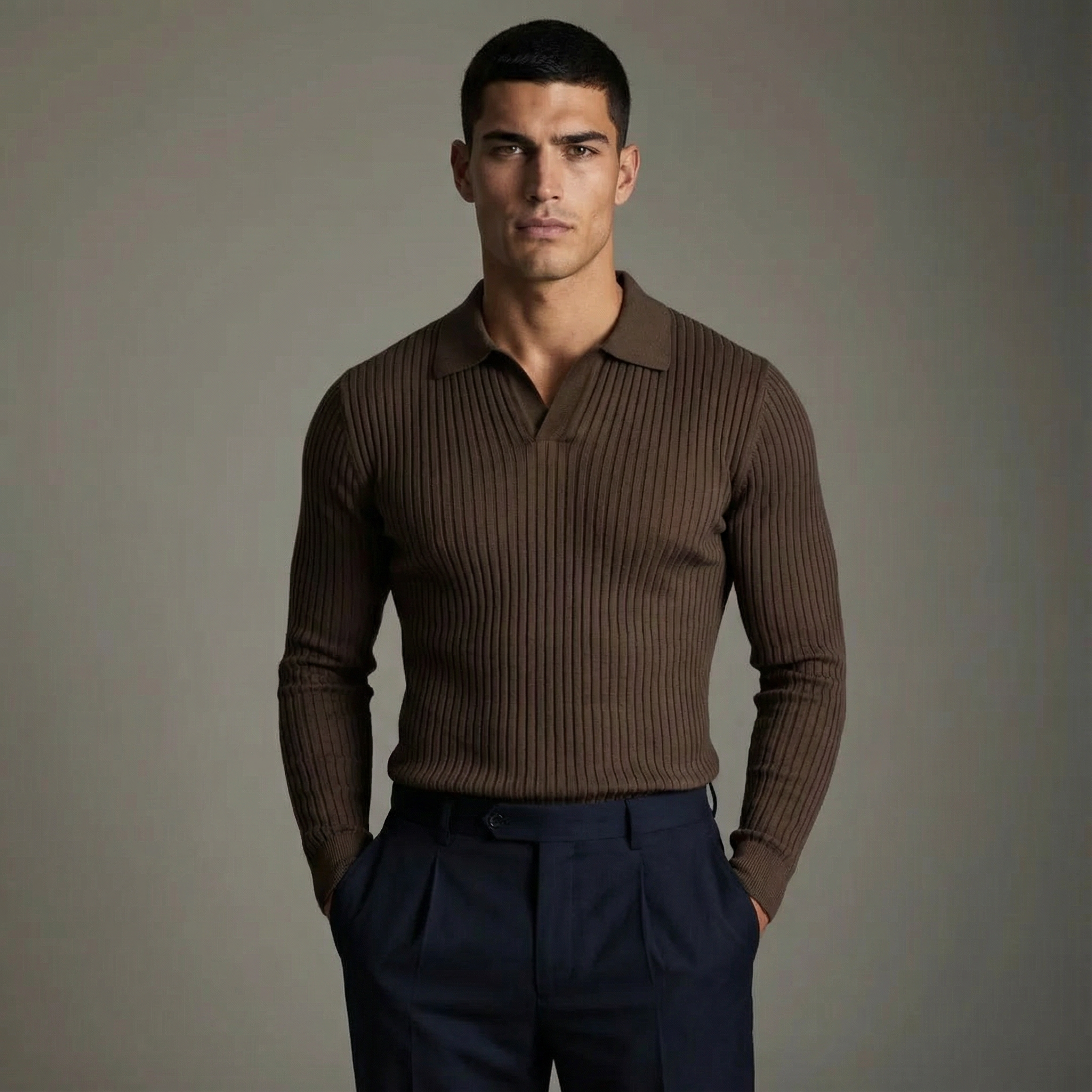 Open Collar Shirt