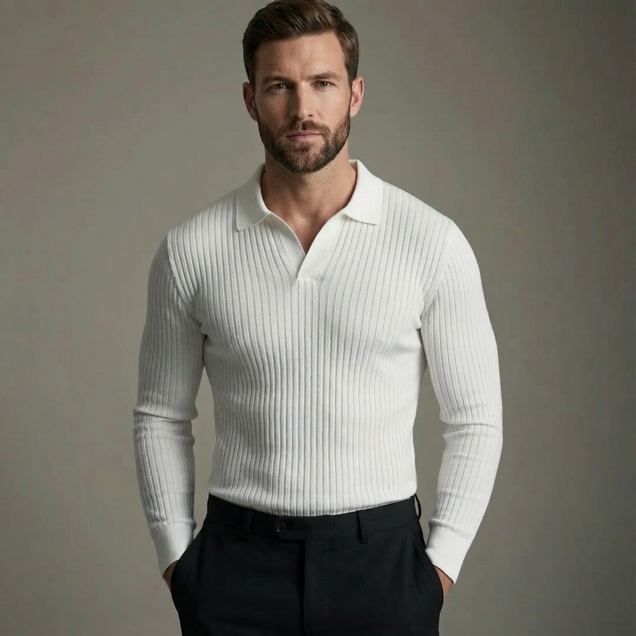 Open Collar Shirt