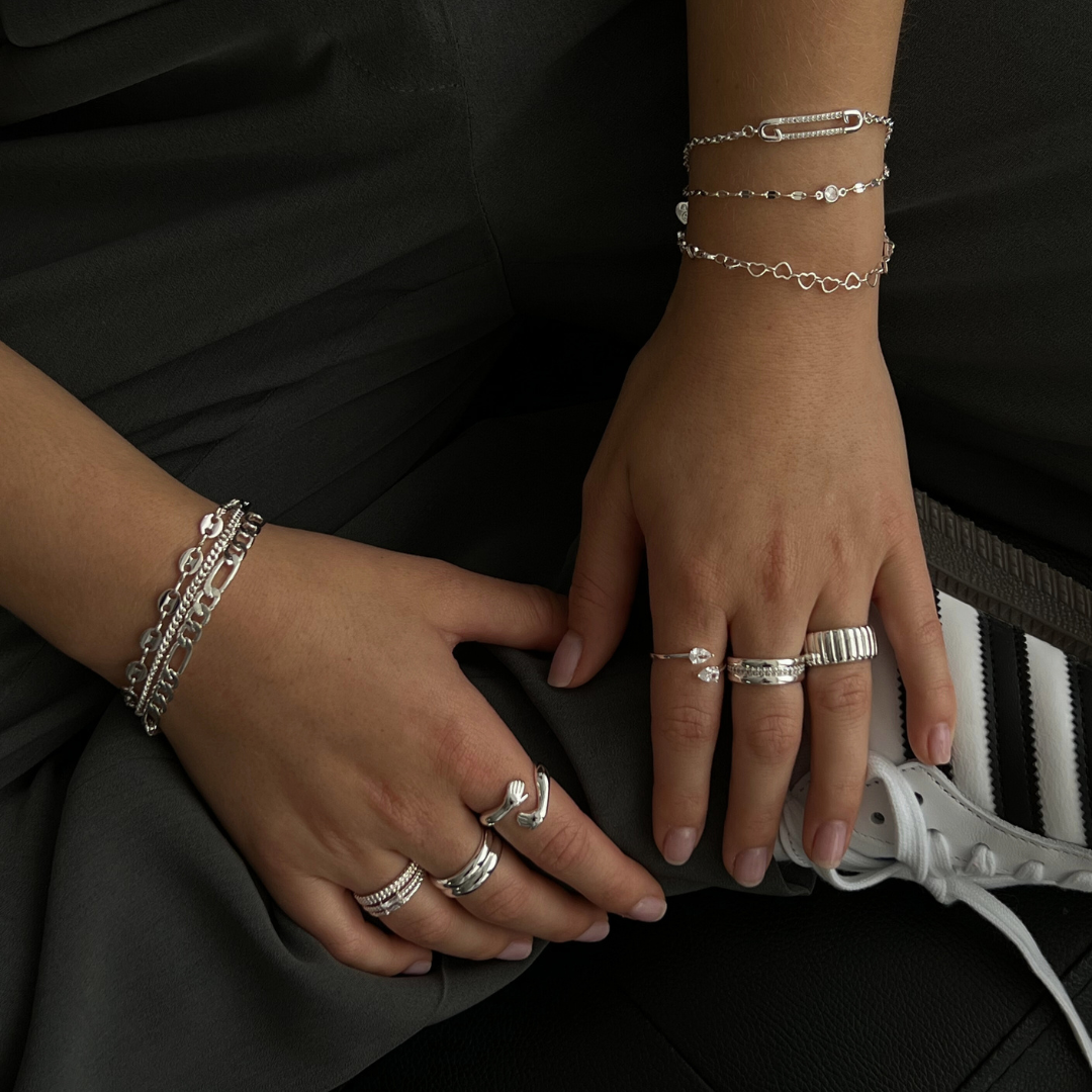 Elegant Hug Rings