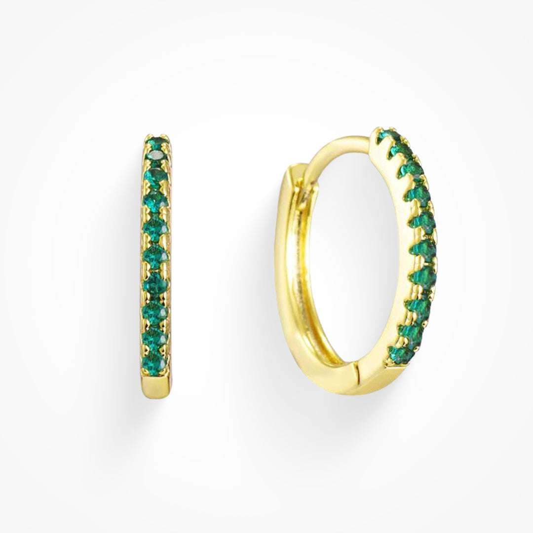 Hoop Earring with Zirconias