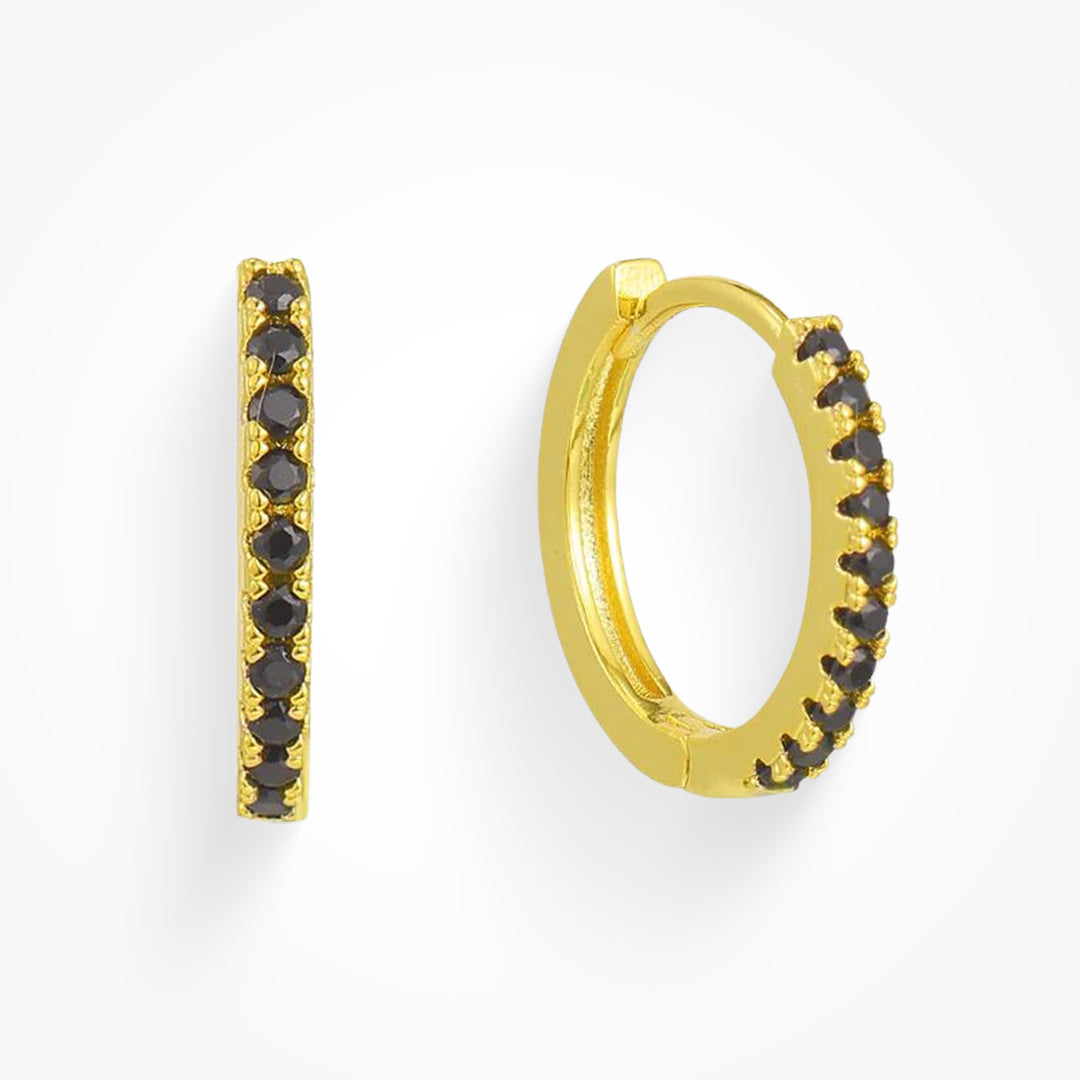 Hoop Earring with Zirconias
