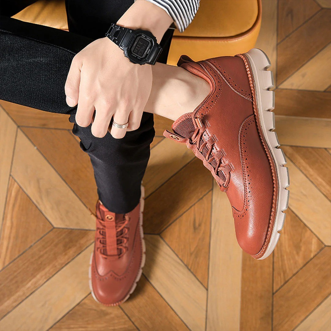 Elegant Italian leather shoes