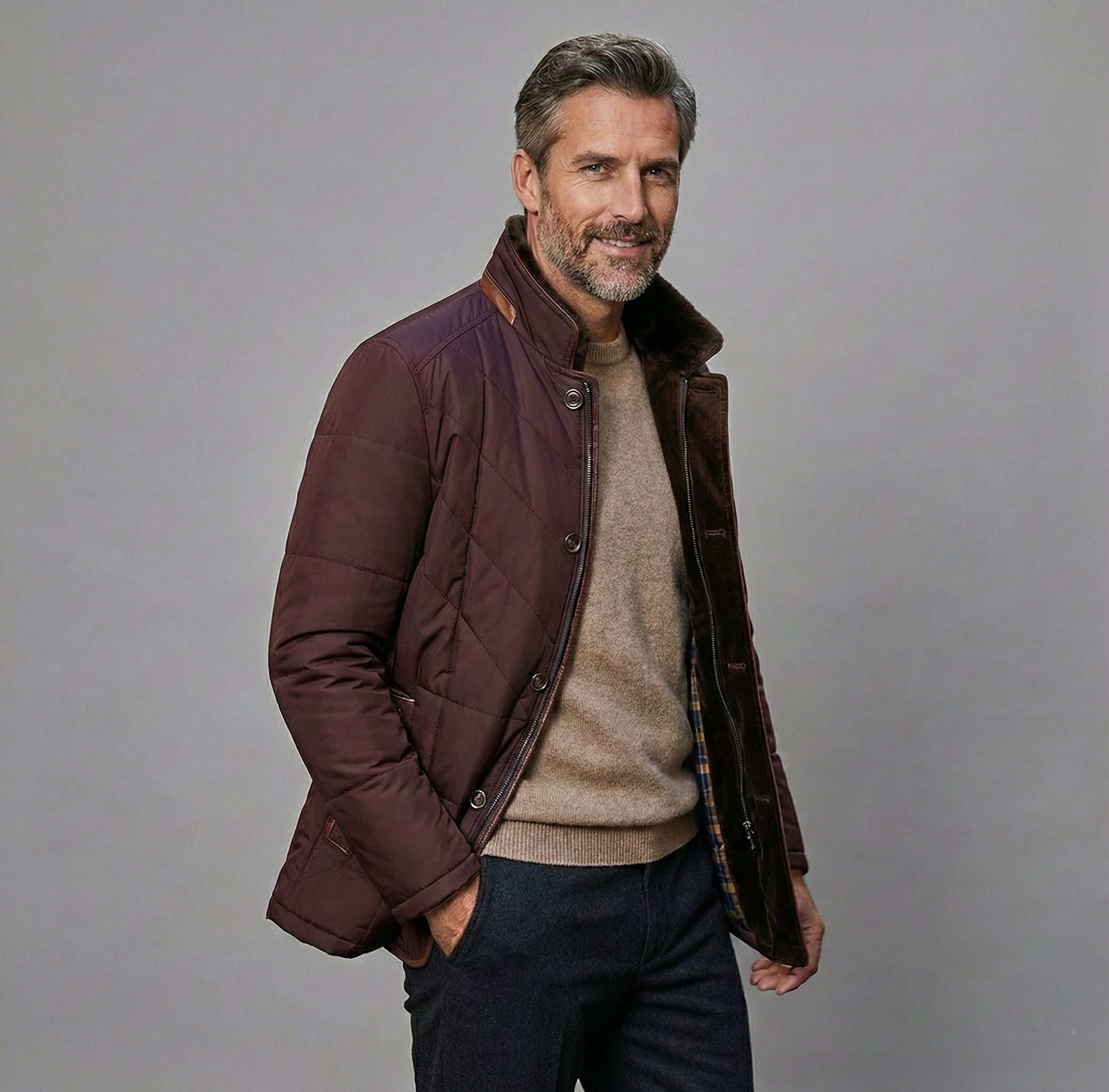 Farmley Men's Quilted Jacket