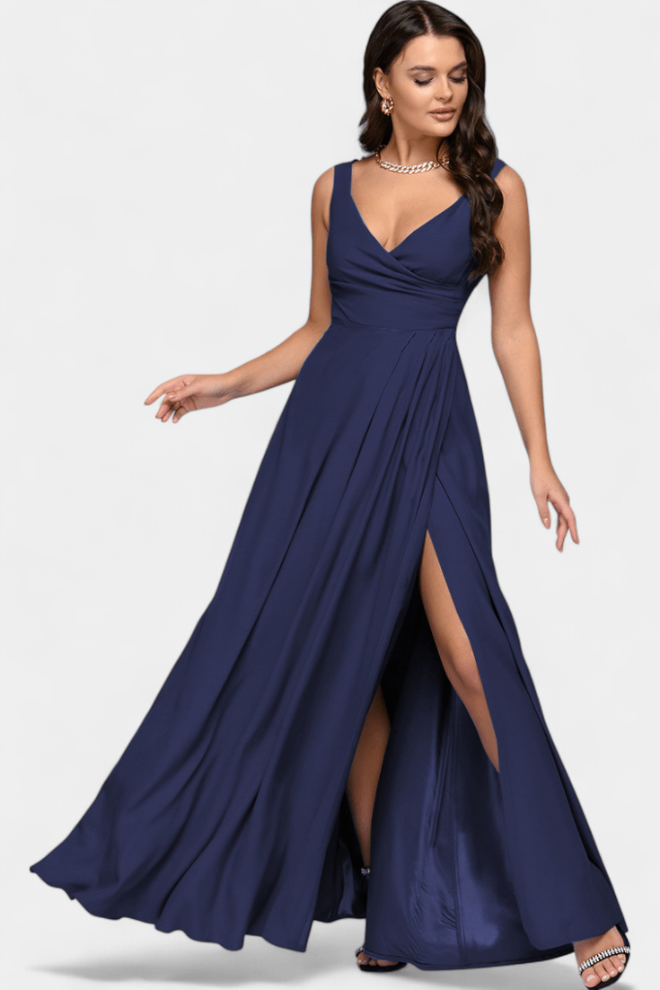 Gray | Draped Dress