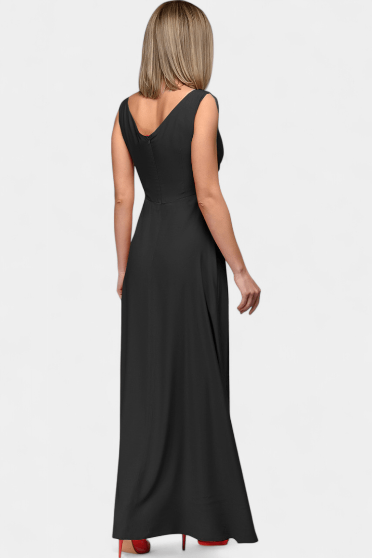 Gray | Draped Dress