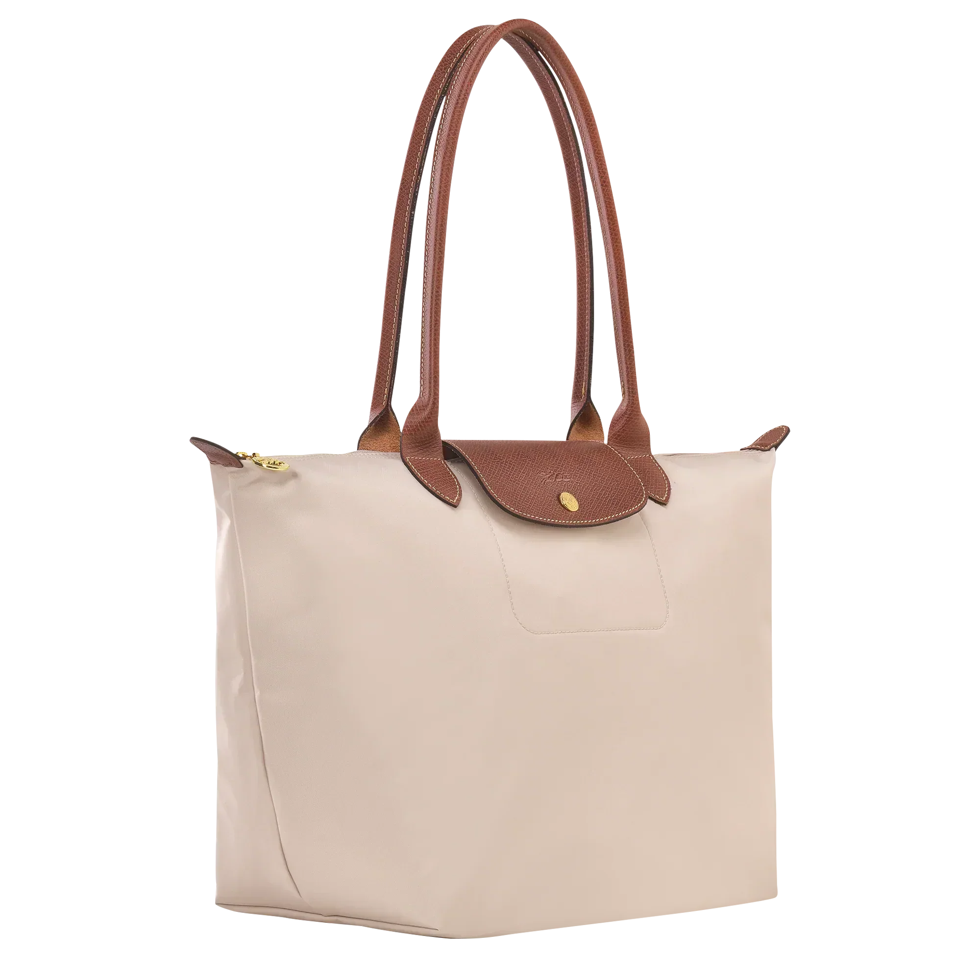 Large Le Pliage Bag, Beige