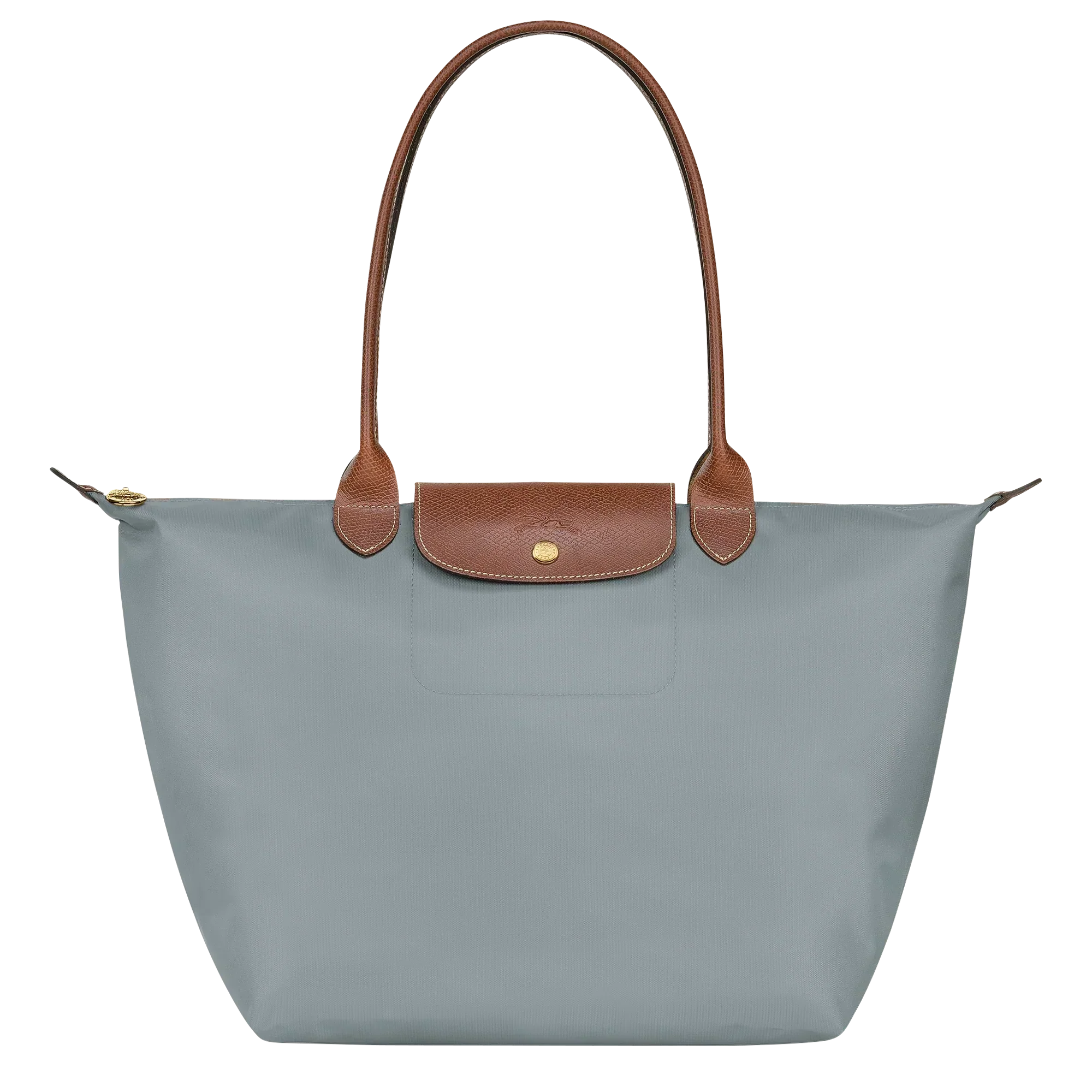 | Large Le Pliage Bag, Light Gray