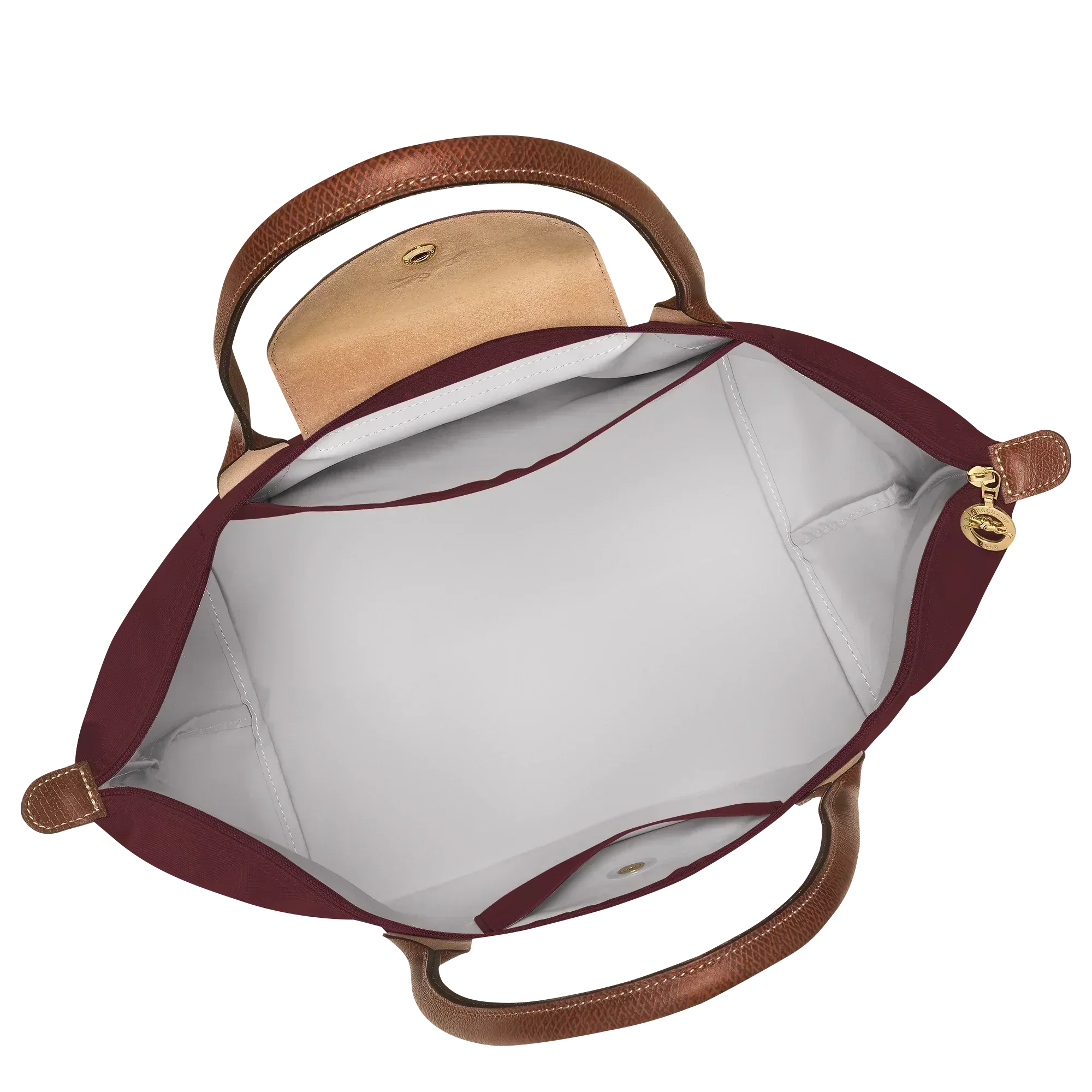 | Large Le Pliage Bag, Burgundy